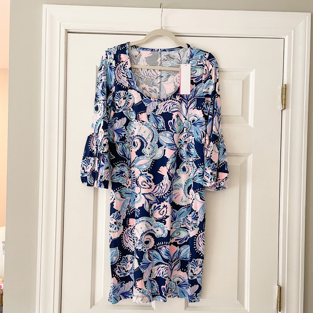 *sold**Lilly Pulitzer Carlile Dress in Holy Flockamole